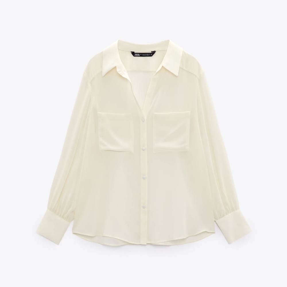 Zara Semi transparent chemise